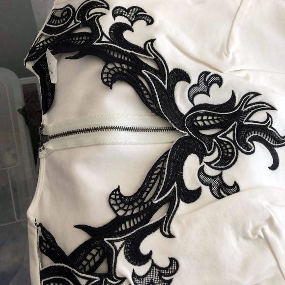 V NECK EMBROIDED DRESS - Picture 8 of 8